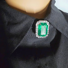 Load image into Gallery viewer, Green & silver button cover