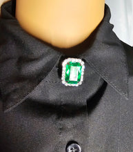 Load image into Gallery viewer, Green & silver button cover