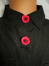 Load image into Gallery viewer, Poppy button cover