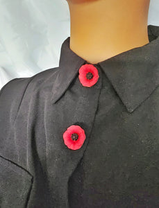 Poppy button cover