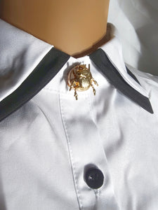 Gold beetle button cover