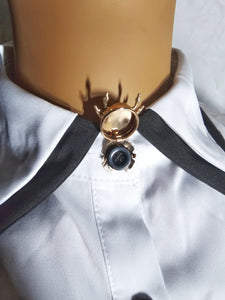 Gold beetle button cover