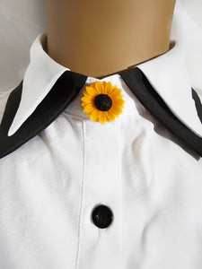 Sunflower button cover