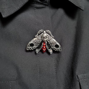 Luna moth button cover