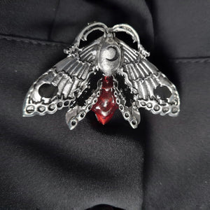 Luna moth button cover