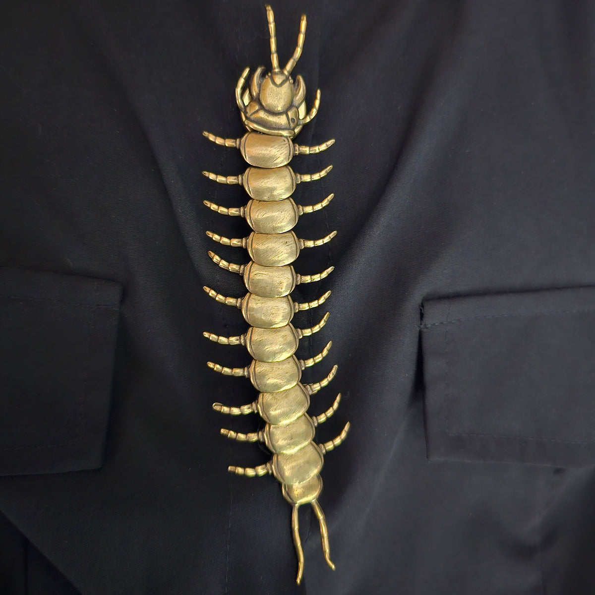 Centipede button cover