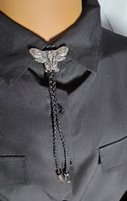 Load image into Gallery viewer, Small moth bolo tie