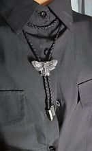 Load image into Gallery viewer, Small moth bolo tie