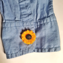 Load image into Gallery viewer, Sunflower button cover