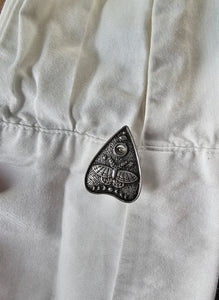 Ouija moth button cover