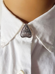 Ouija moth button cover