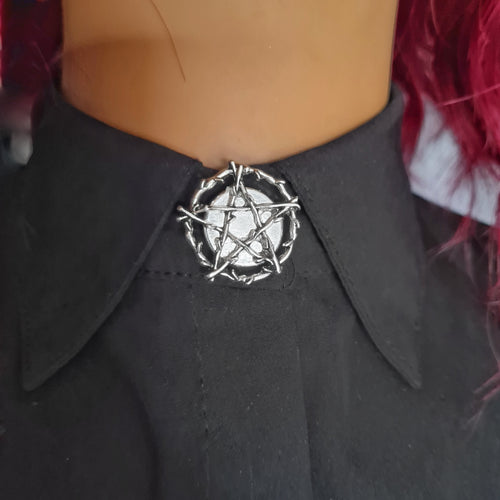 Pentagram button cover