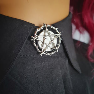 Pentagram button cover