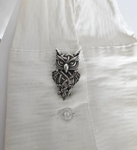 Owl button cover