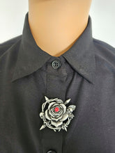 Load image into Gallery viewer, Gothic rose button cover