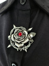 Load image into Gallery viewer, Gothic rose button cover