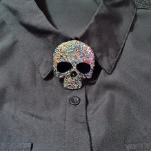 Load image into Gallery viewer, Sugar skull button cover
