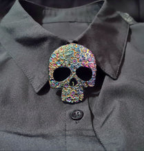 Load image into Gallery viewer, Sugar skull button cover
