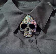 Load image into Gallery viewer, Sugar skull button cover