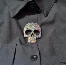 Load image into Gallery viewer, Sugar skull button cover