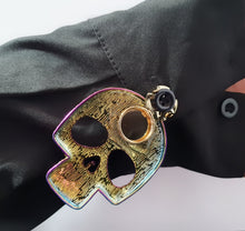 Load image into Gallery viewer, Sugar skull button cover