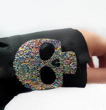 Load image into Gallery viewer, Sugar skull button cover