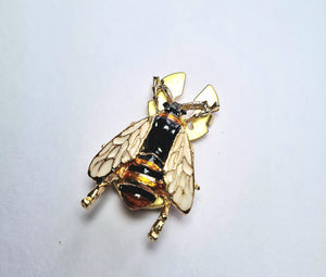 Yellow bee button cover