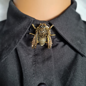 Gold bee button cover