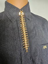 Load image into Gallery viewer, Rose gold centipede button cover