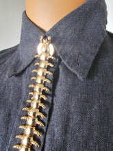 Load image into Gallery viewer, Rose gold centipede button cover