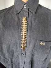 Load image into Gallery viewer, Rose gold centipede button cover