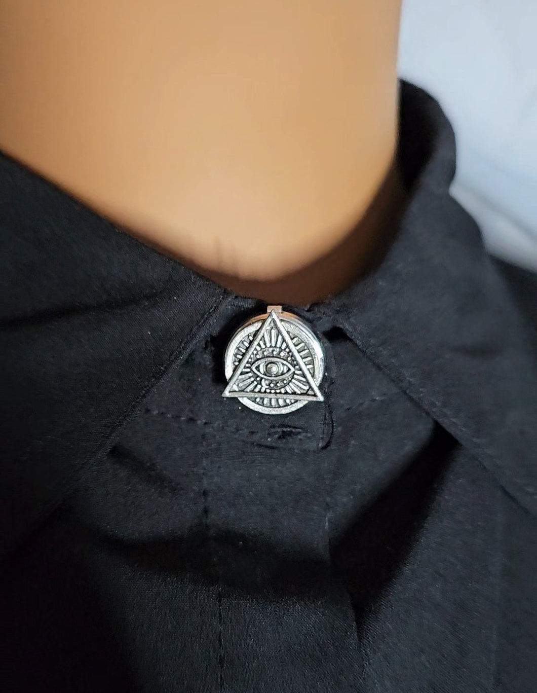 All seeing eye button cover