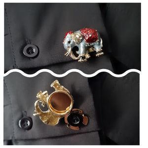 Elephant button cover