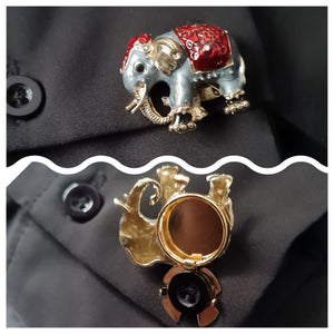 Elephant button cover