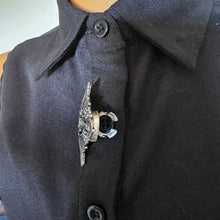Load image into Gallery viewer, Gothic bat button cover