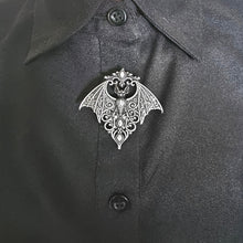 Load image into Gallery viewer, Gothic bat button cover