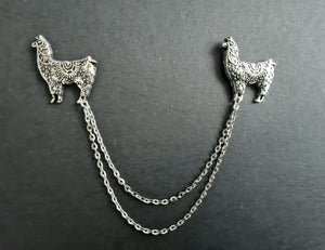 Llama collar pin