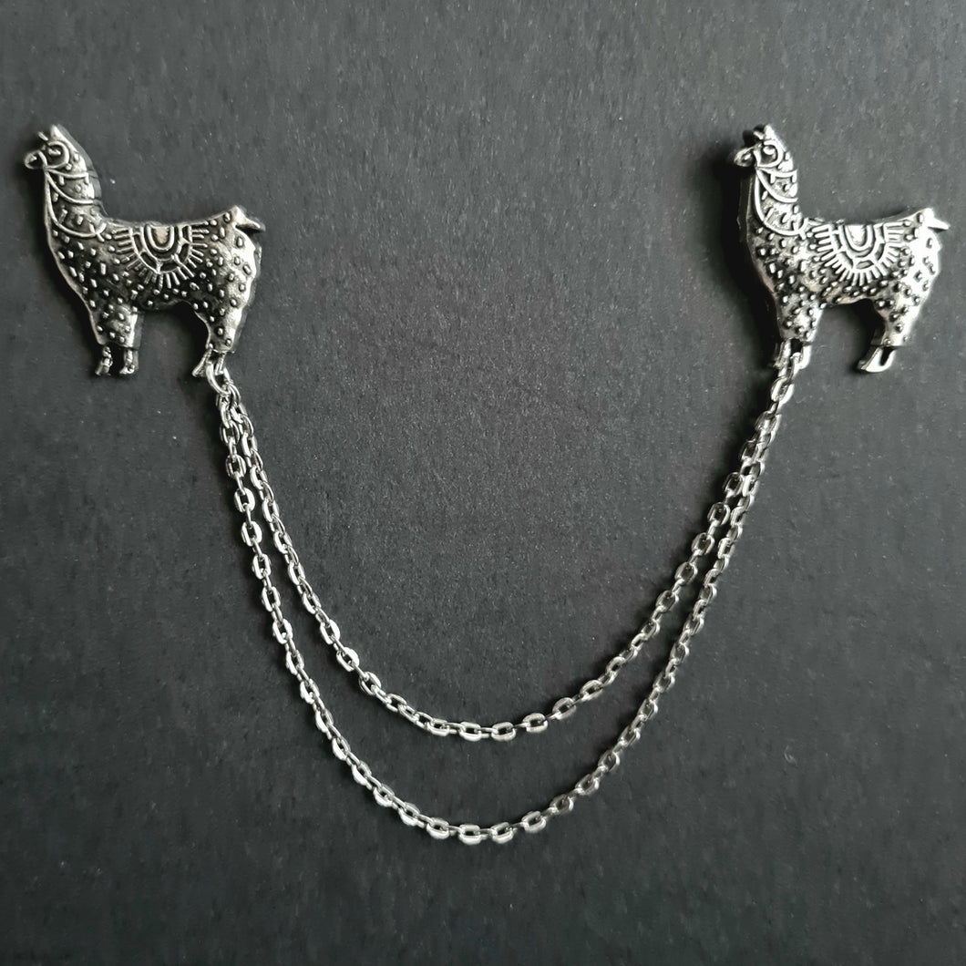 Llama collar pin