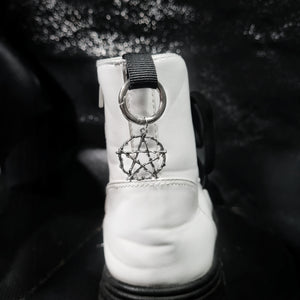 Pentagram shoe charm