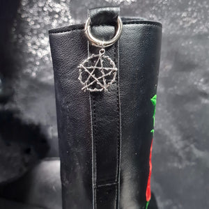 Pentagram shoe charm