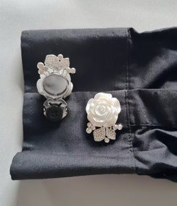 Rose button cover