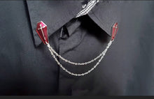 Load image into Gallery viewer, Coffin collar pin