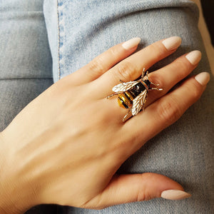 Yellow bee ring