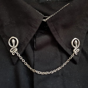 Snake collar pin