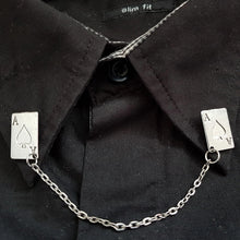 Load image into Gallery viewer, Ace collar pin with chain