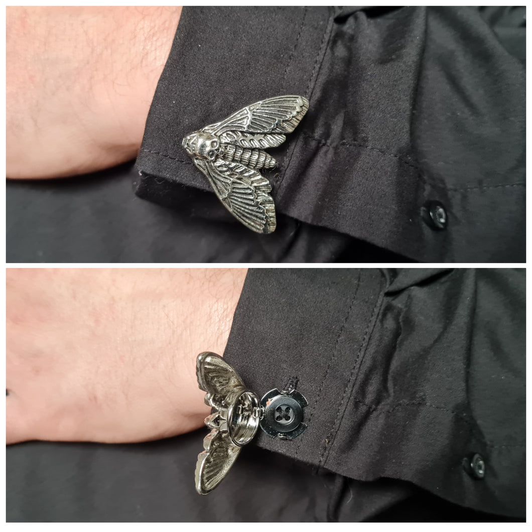 Moth button cover