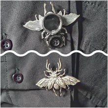 Load image into Gallery viewer, Stag beetle button cover